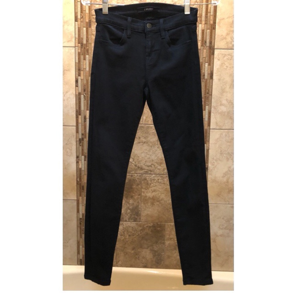 J Brand super skinny seriously black stretchy jeans/pants, size 24